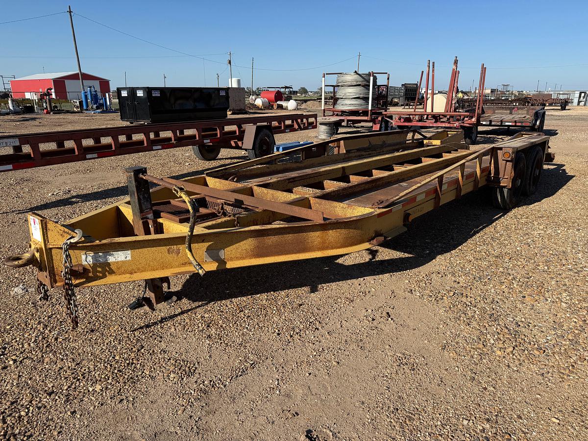 Used BELSHE INDUS. 28’ X 7’ T/A PH EQUIPMENT TRAILER