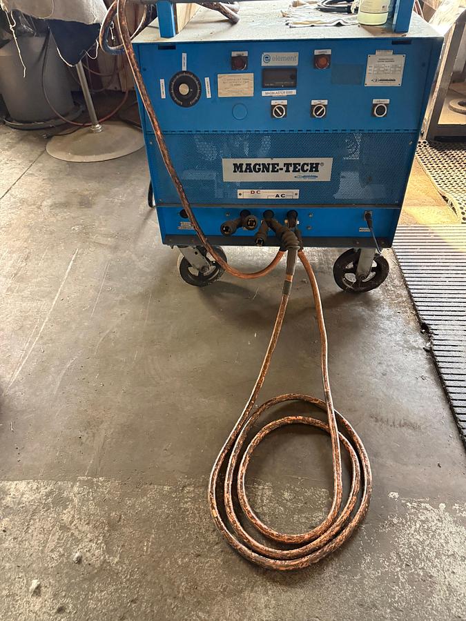 Used GOULD-BASS MAGNE-TECH 1560-W MAGBLASTER 6000-AMP AC/HWDC MAGNETIC PARTICLE INSPECTION UNIT