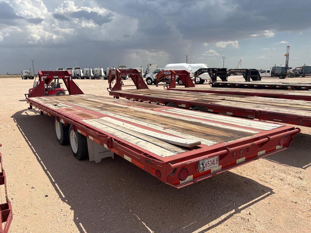 Used 2014 TOP HAT TRAILERS 30’ X 102” T/A GOOSENECK TRAILER