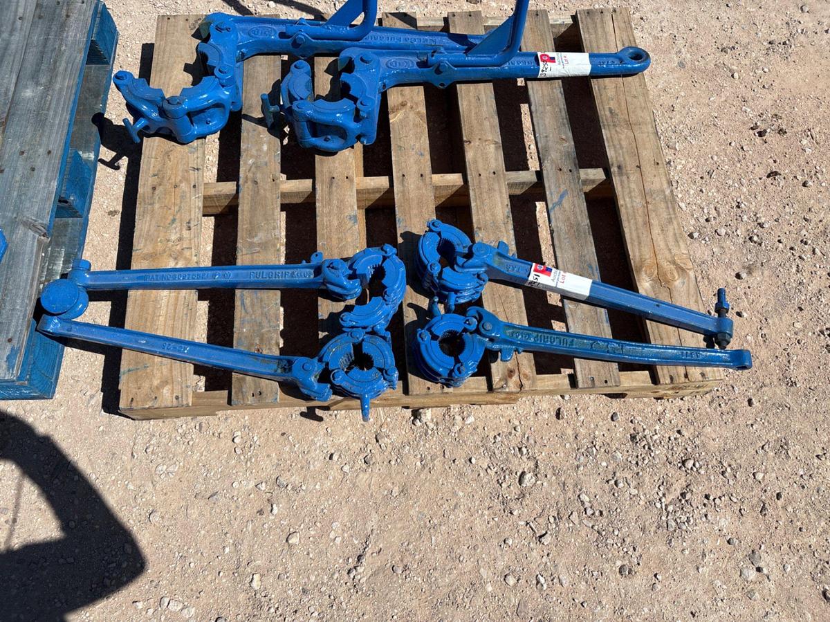 Used (4) Fulgrip K25 manual tongs w/ 2-3/8” dies