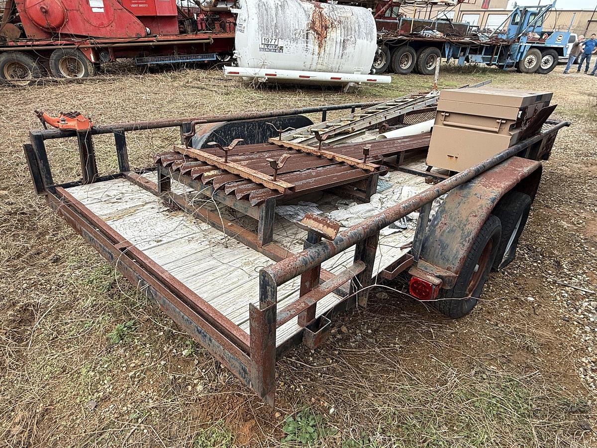 Used 16’ T/A BUMPER PULL UTILITY TRAILER