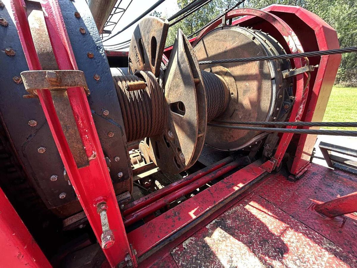 Used FRANKS 658 DD 67'-65,000 13-5/8" X 11" SINGLE POLE WELL SERVICE WORKOVER RIG