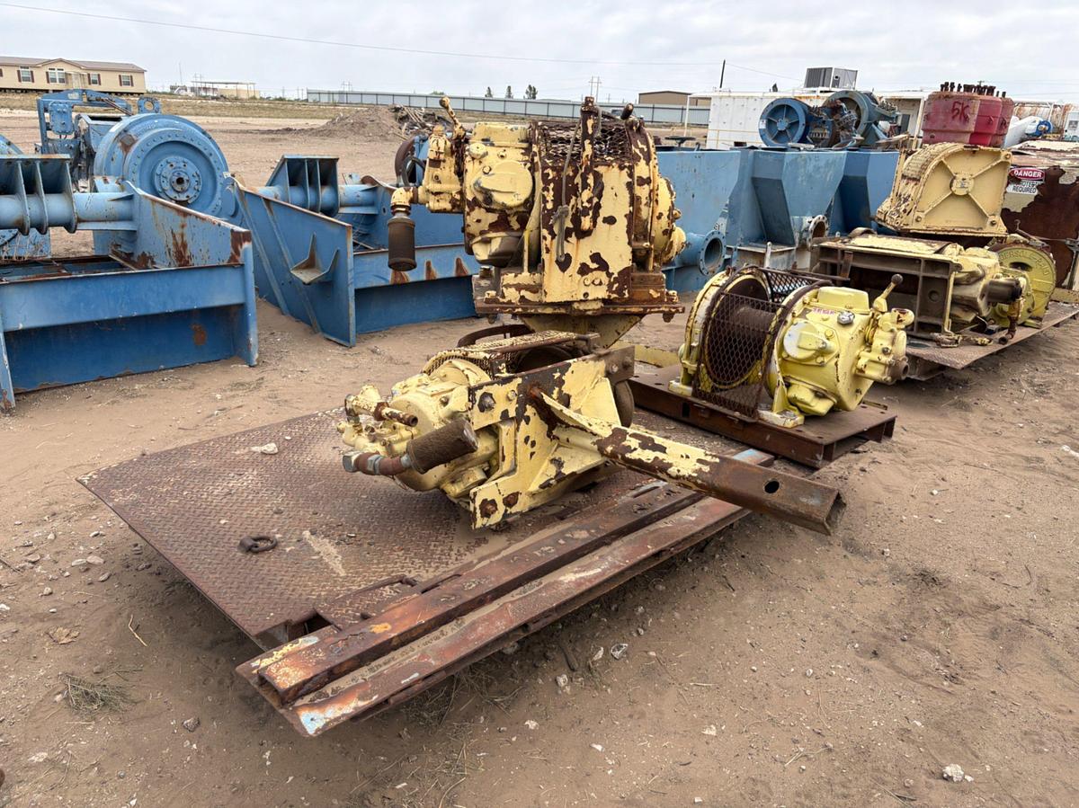 Used (4) ingersoll Rand air tuggers & 9’ x 5.5’ platform