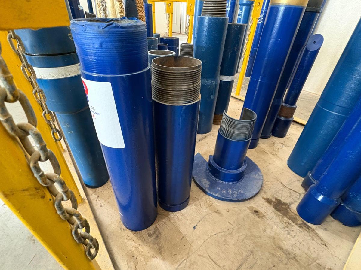 Used 4-1/2” wp shoe, (2) extensions, (1) 2-7/8 tubing pup jt