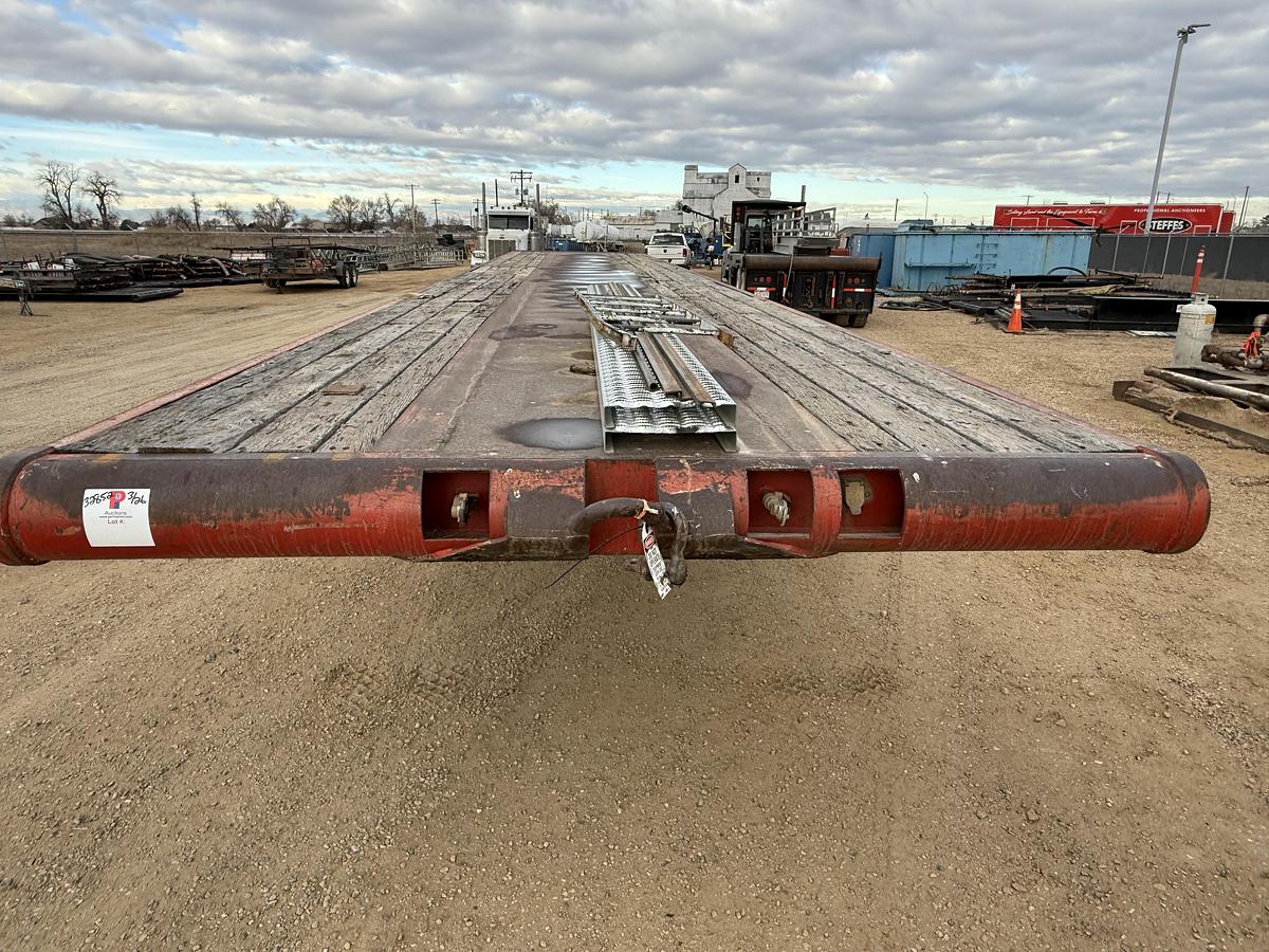 Used 2003 SHOP BUILT 48’ X 102” T/A OILFIELD FLOAT FLATBED TRAILER