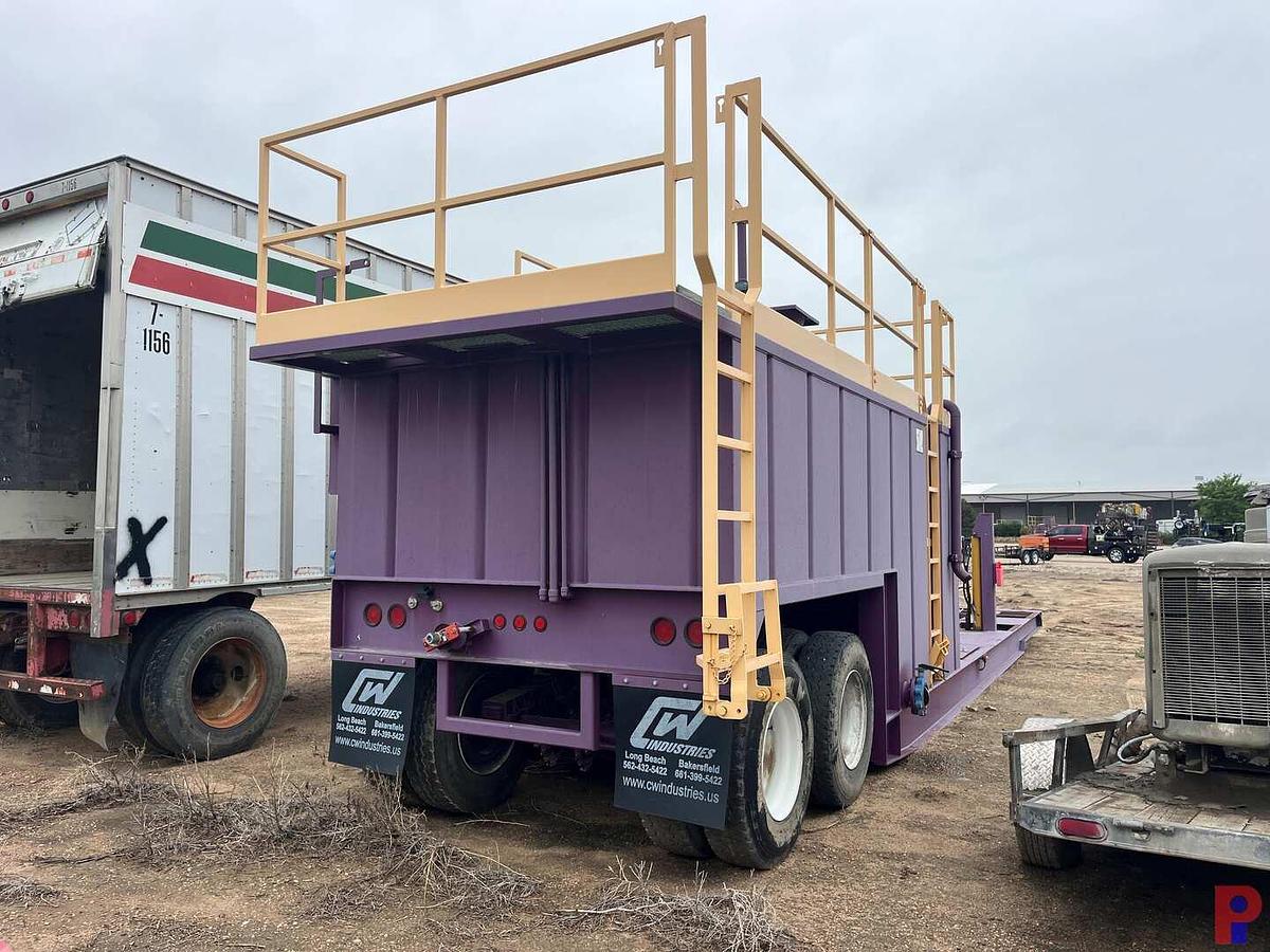 Used 2012 CW SERVICES TRAILER MTD. MUD SHAKER TANK