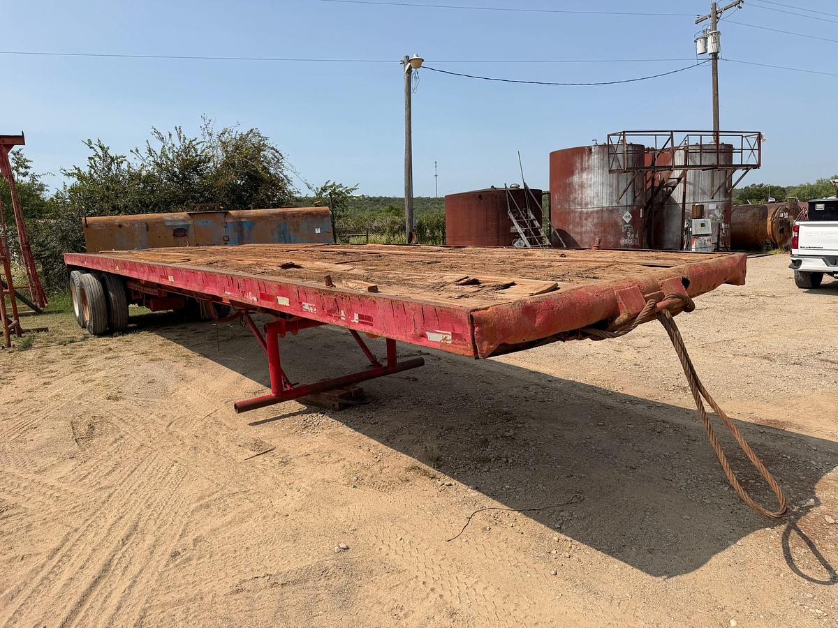 Used 40’ x 92” T/A OILFIELD FLOAT TRAILER