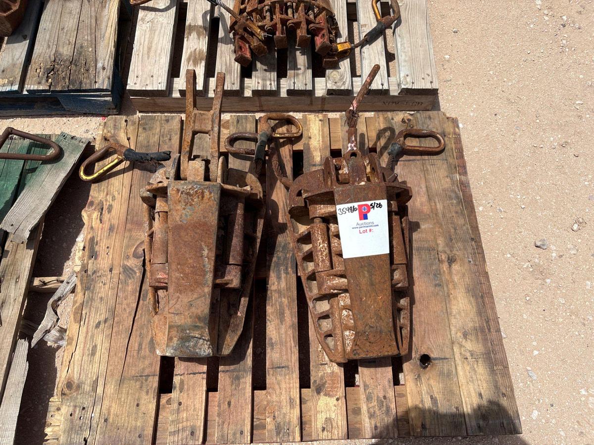 Used (2) 3-segment DP slips