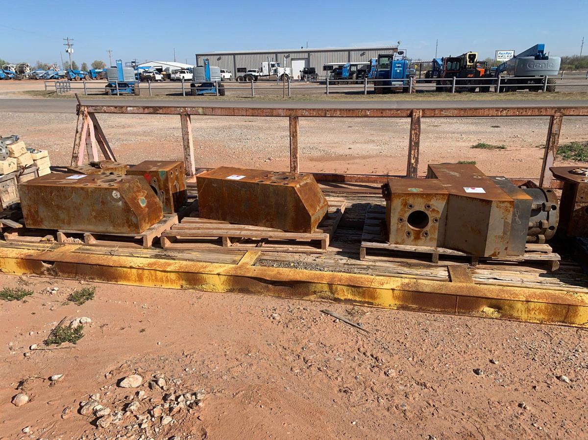 Used (3) Fluid End Modules for Triplex Pump