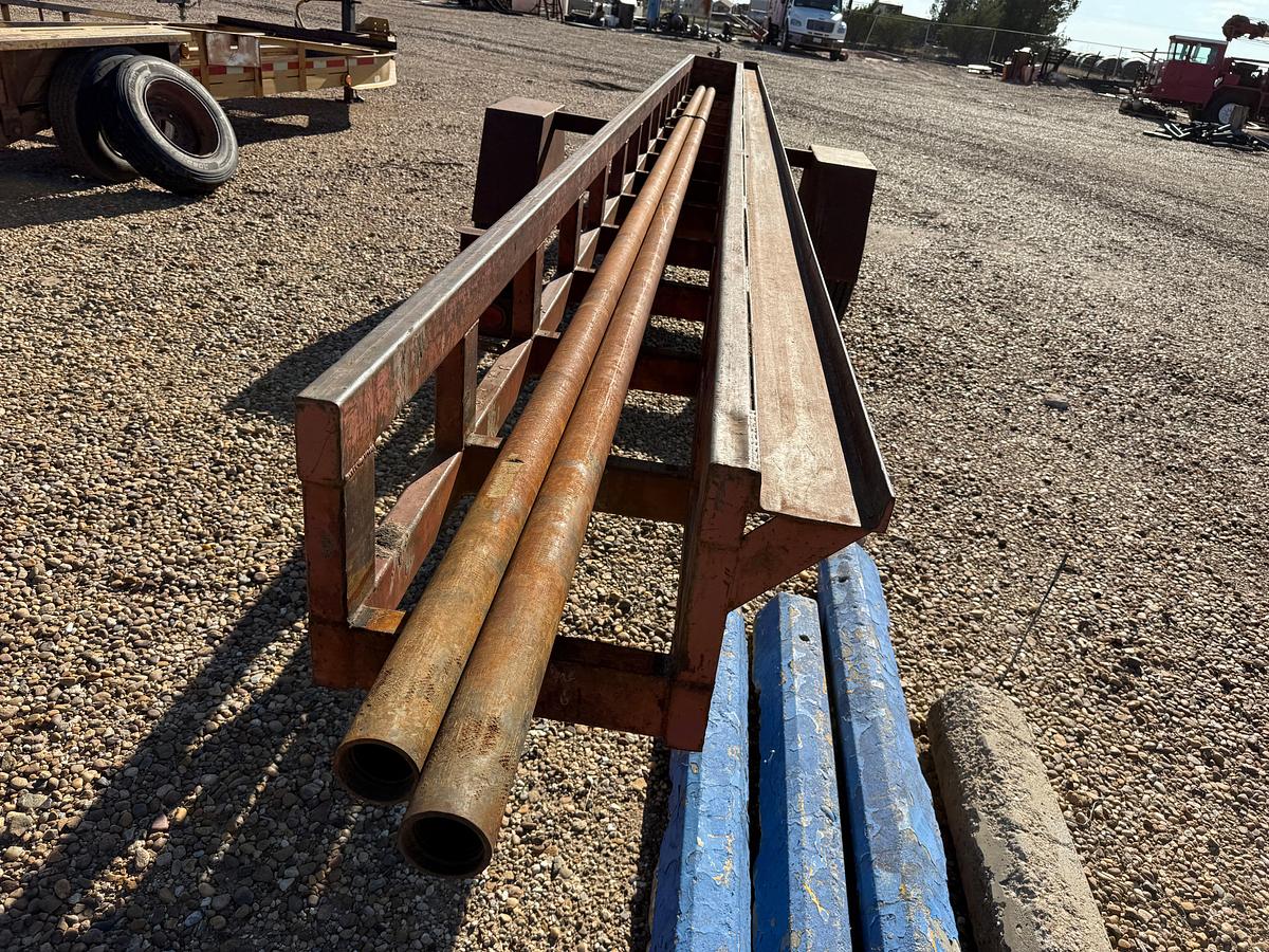 Used SHOP BUILT 30’  S/A BP PIPE TRAILER