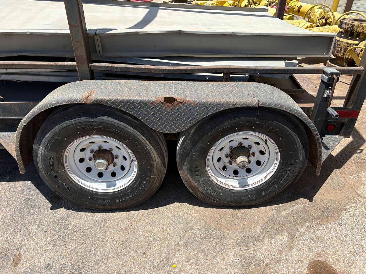 Used 12’ X 6’ T/A Bumper pull monorail trailer