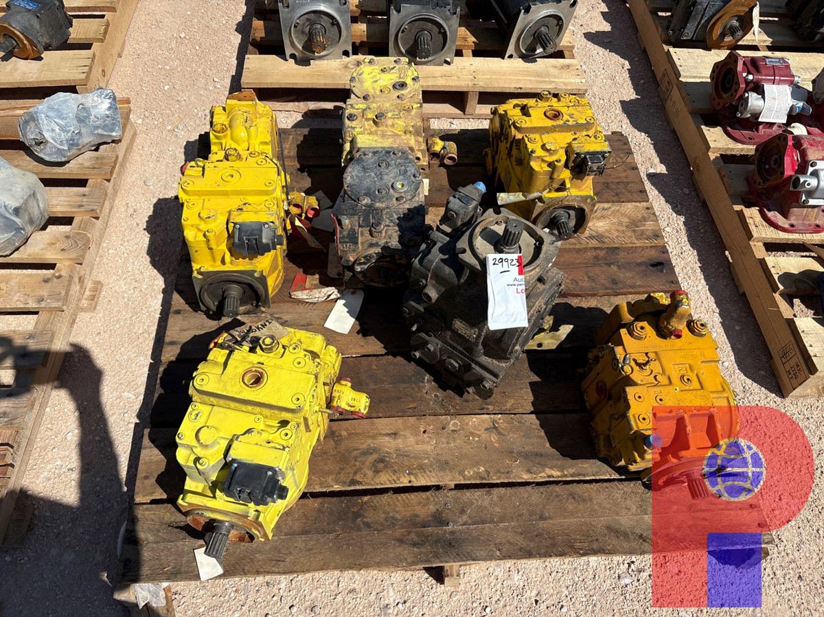 Used (6) ASSORTED HYDRAULIC MOTORS