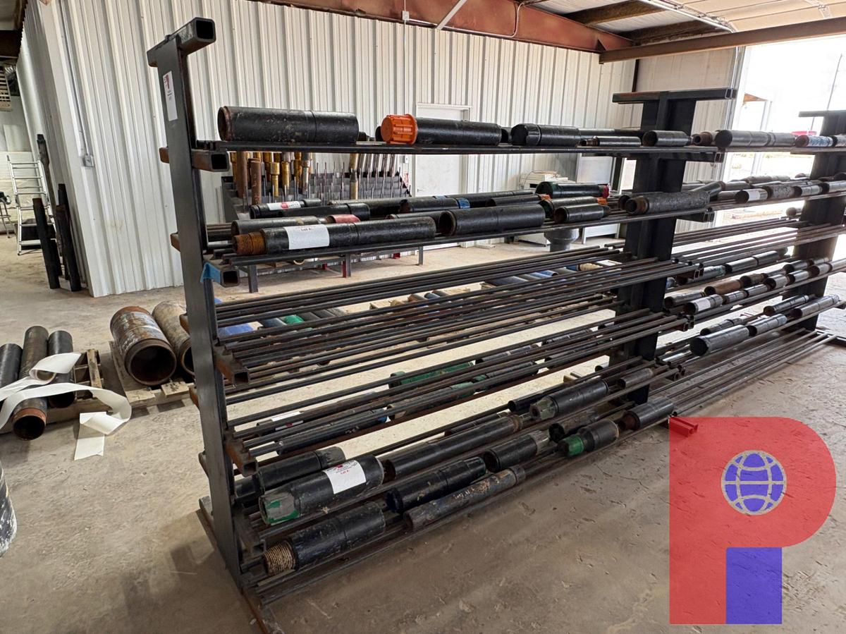 Used 100” X 26” X 74” TOOL RACK