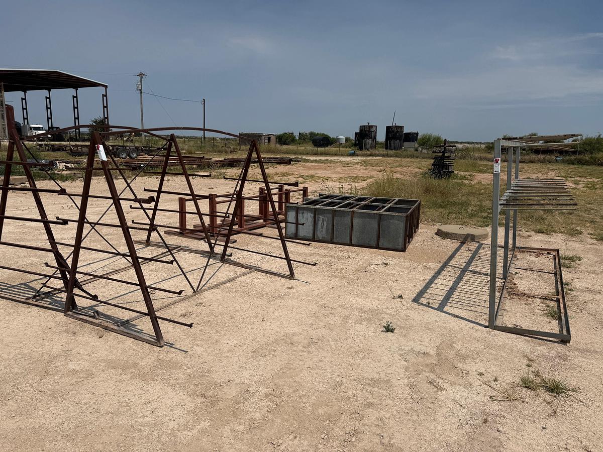 Used LOT W/ 5-TOOL RACKS & 1-DBL SHELF
