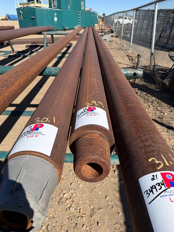 Used 6-1/4" OD X 2-1/4" ID X 29.9' L SGL. RECESS SLICK DRILL COLLAR W/ 4-1/2" XH CONN.