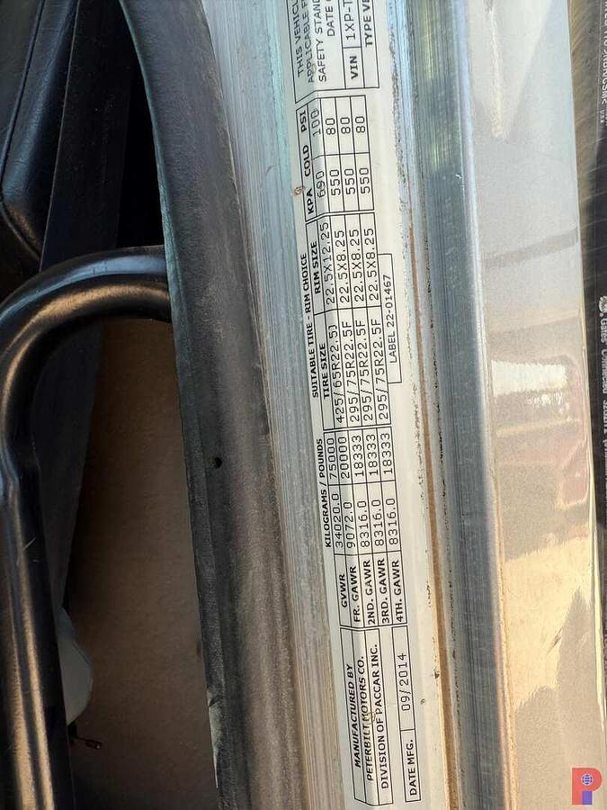 Used 2015 PETERBILT 367 TRI-DRIVE COIL TUBING HAUL TRUCK