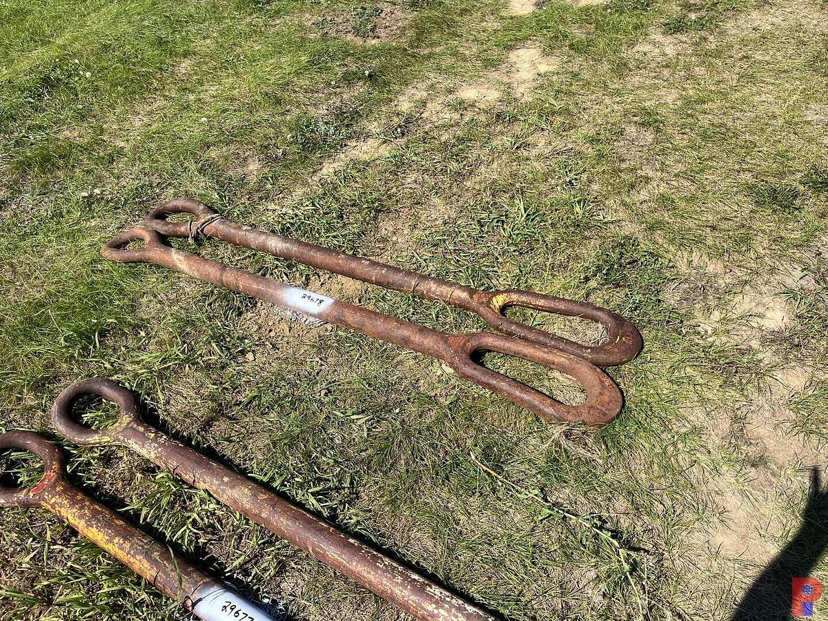 Used (2) 2” X 72” ELEVATOR LINKS