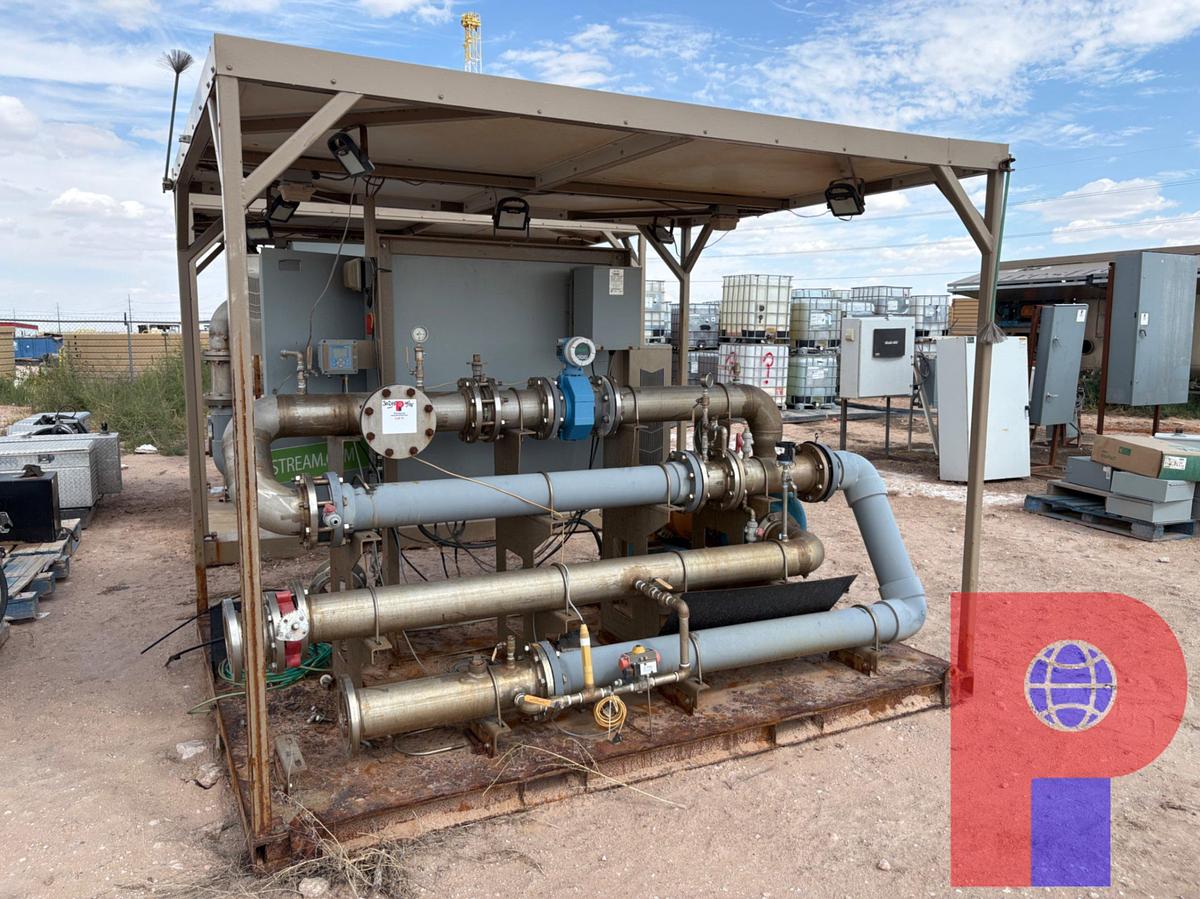 Used WATER TREATMENT PUMP/FLOC SKID