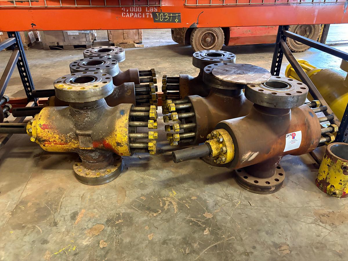 Used (6x$) 5-1/8” 10K gate valves, incomplete