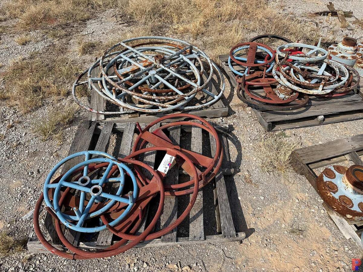 Used 3-PALLETS OF FRAC VALVE OPEN CLOSE HANDLES