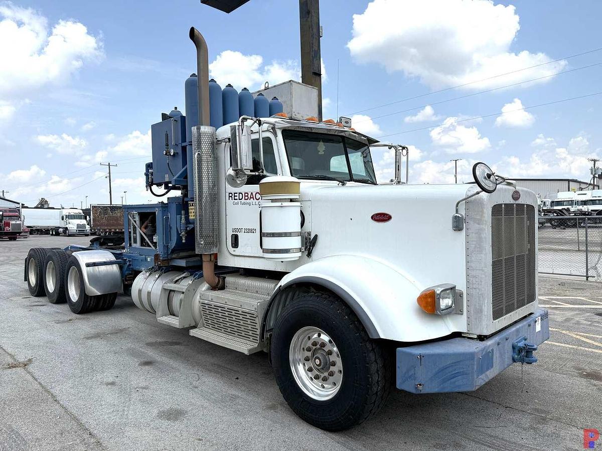 Used 2012 PETERBILT 367 TRI-DRIVE COILD TUBING HEAVY HAUL TRUCK
