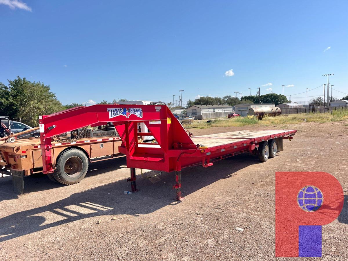 Used 2023 TEXAS BRAGG 30’ T/A TILT DECK GN TRAILER