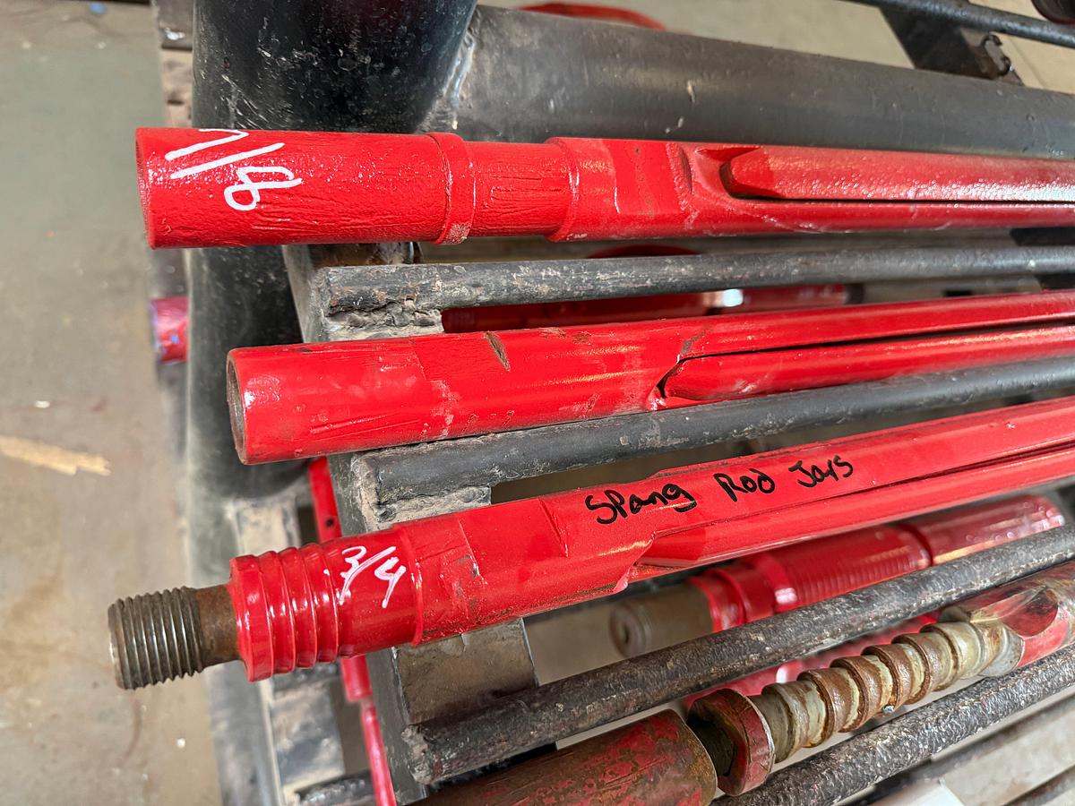 Used (3 x $) 3/4”-7/8” SPANG ROD JARS