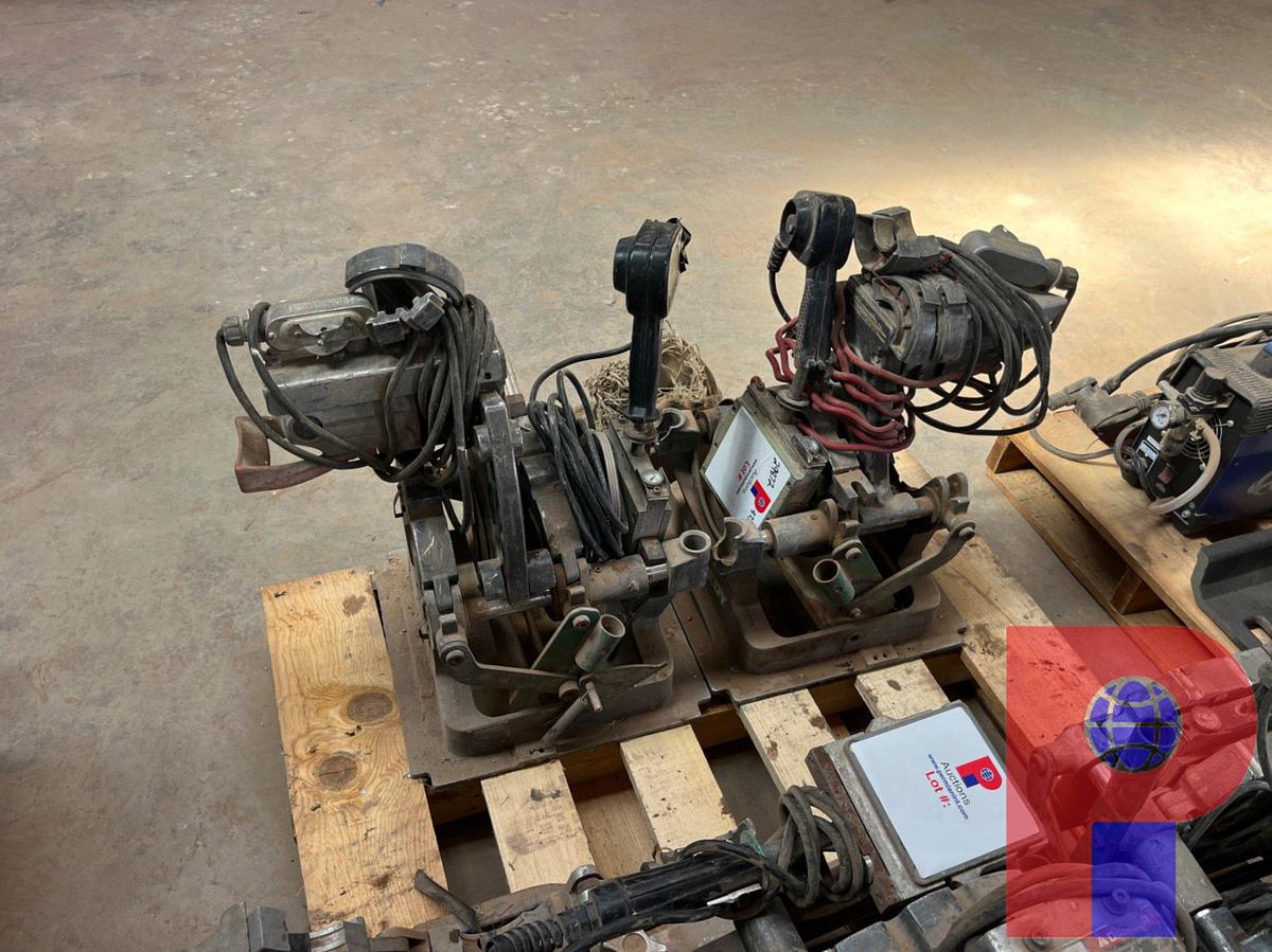 Used (2) SETS OF MCELROY MANUAL FUSION MACHINES
