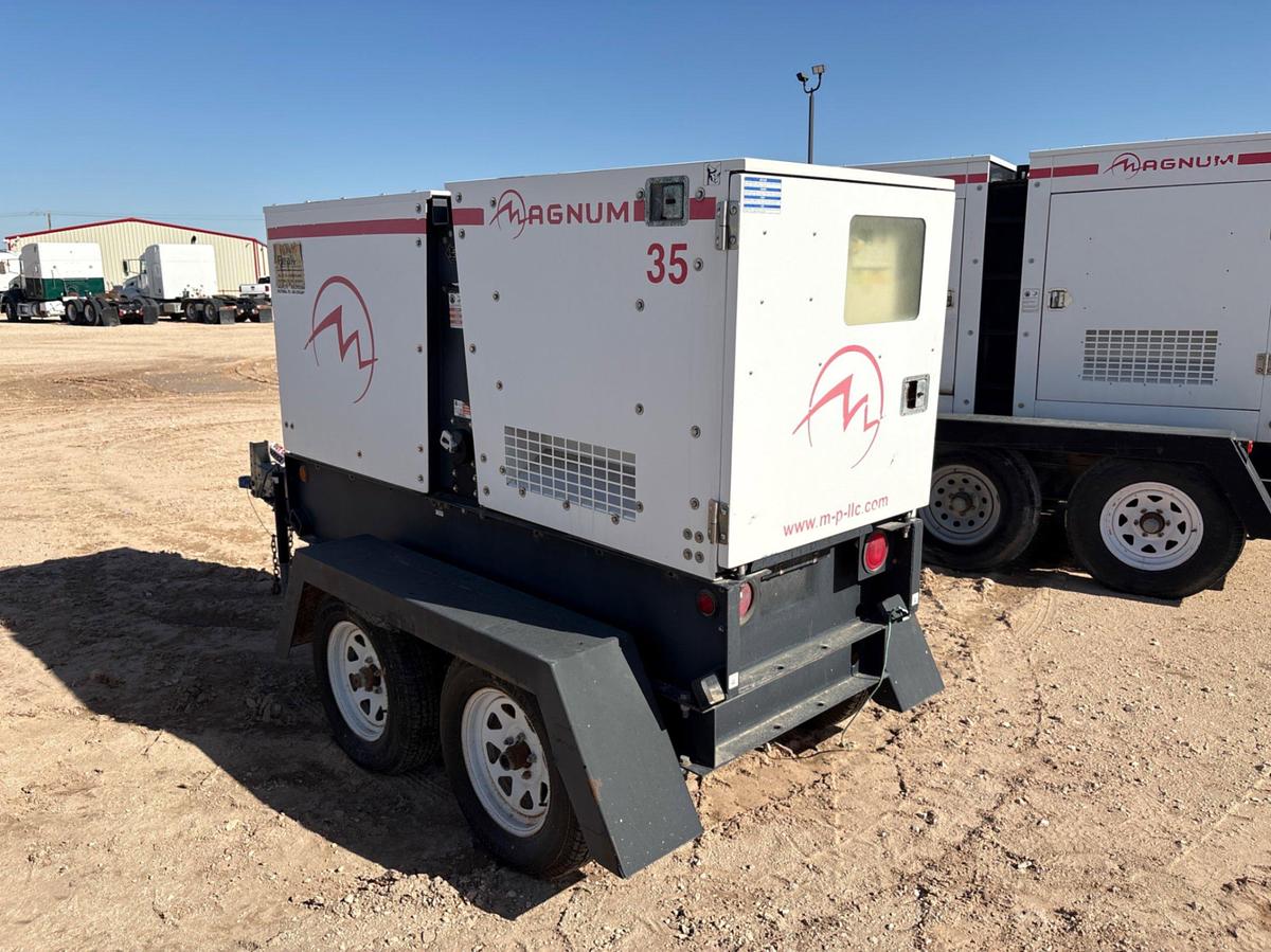 Used MAGNUM MMG35 T/A BUMPER PULL 25KW GENERATOR