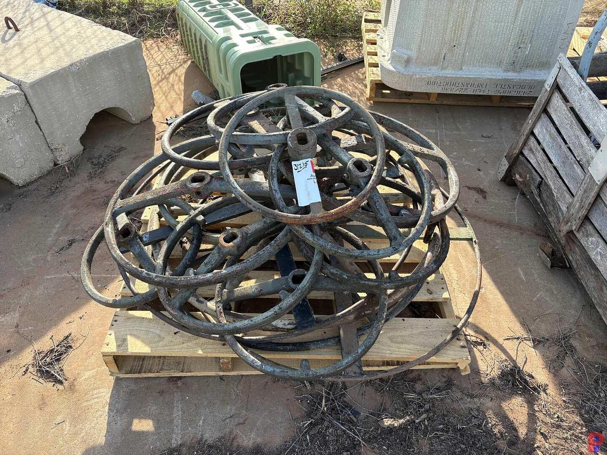 Used PALLET OF ASSORTED GATE VALVE HANDLES