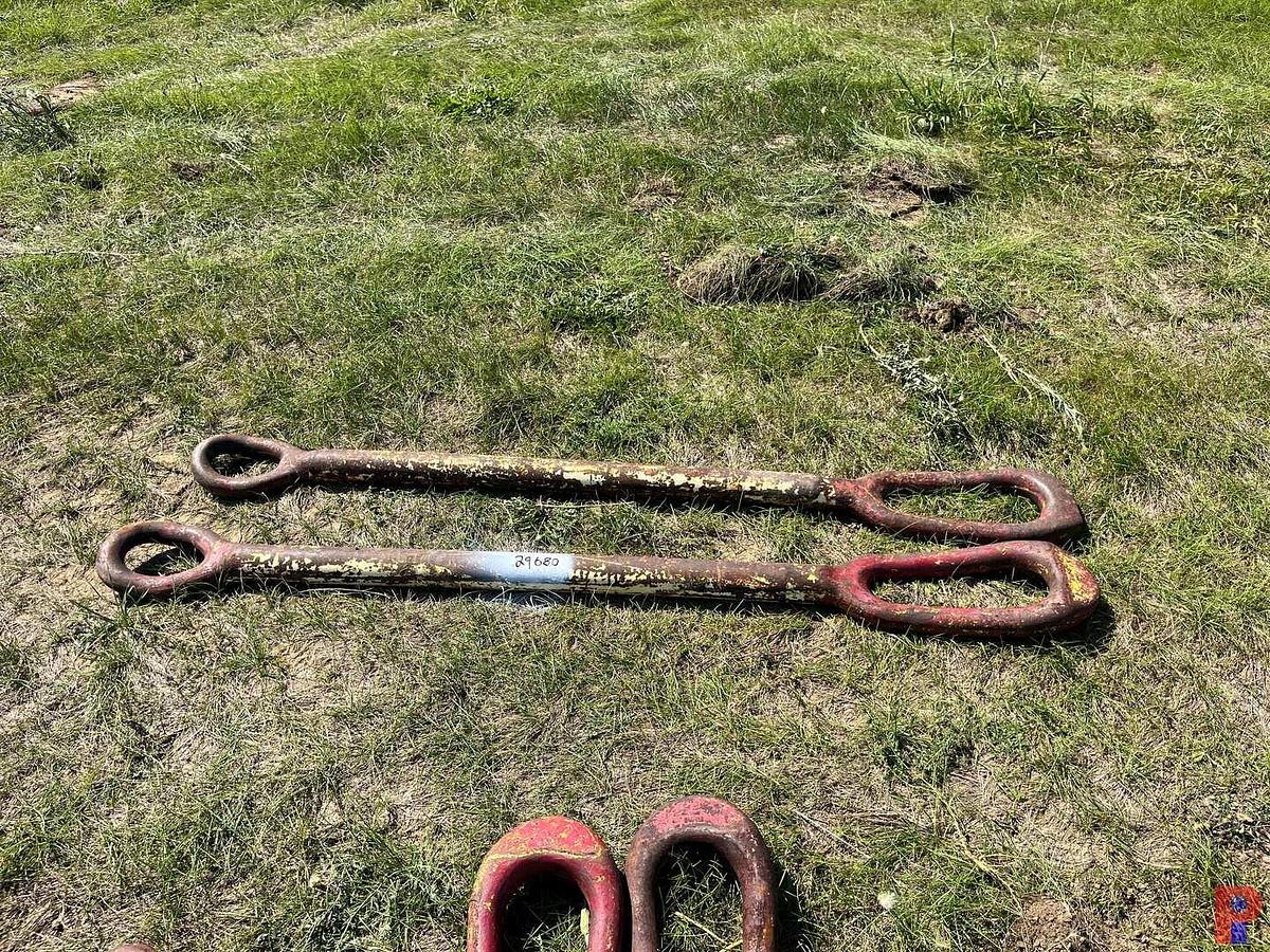 Used (2) 2” X 72” ELEVATOR LINKS