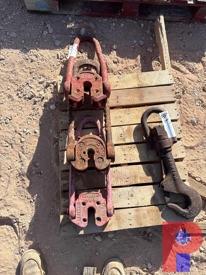 Used (3) OBANNON, OIL COUNTRY, & QT ROD ELEVATORS