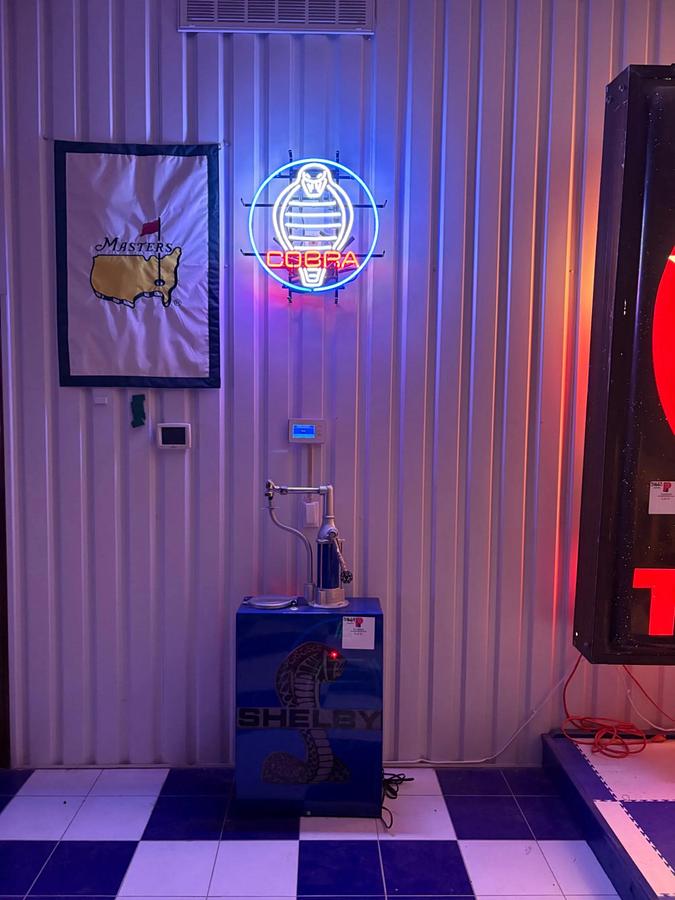 Used SHELBY COBRA Fuel pump decoration & Neon sign