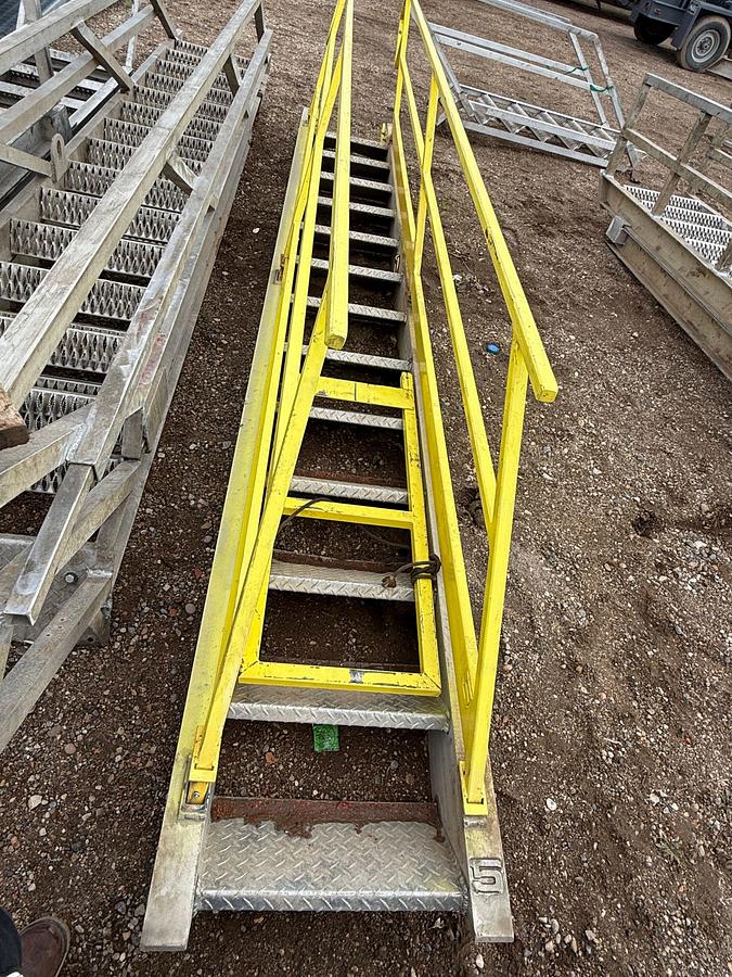 Used (3) 14’ ALUMINUM RIG LADDERS