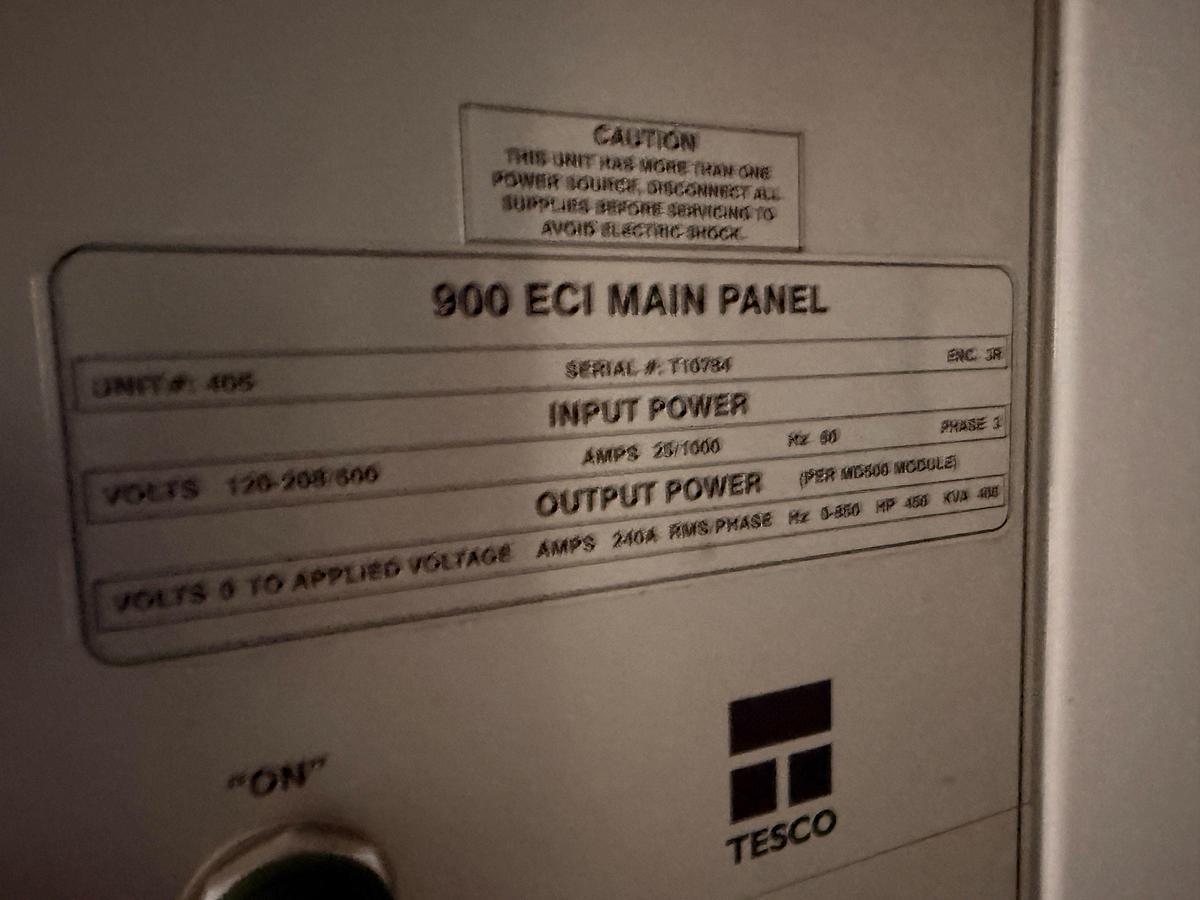 Used TESCO 500-TON ECO AC 900-HP TOP DRIVE ASSEMBLY