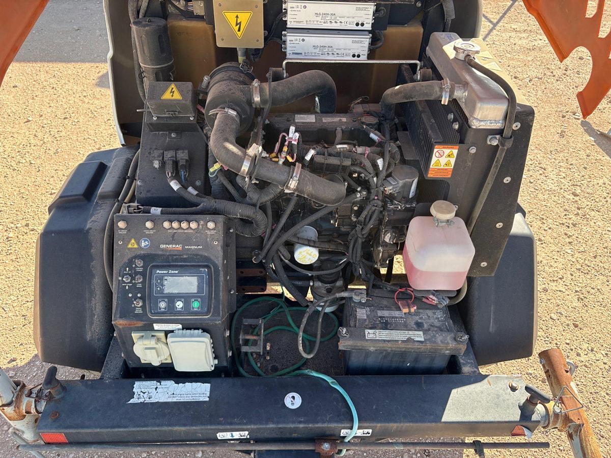 Used 2017 GENERAC MOBILE PRODUCTS MLT6SMDS 6KW S/A BUMPER PULL LIGHT TOWER