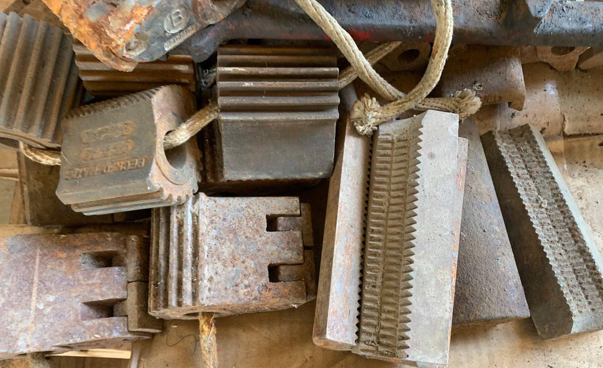 Used Pallet of Power Tongs Parts and Components