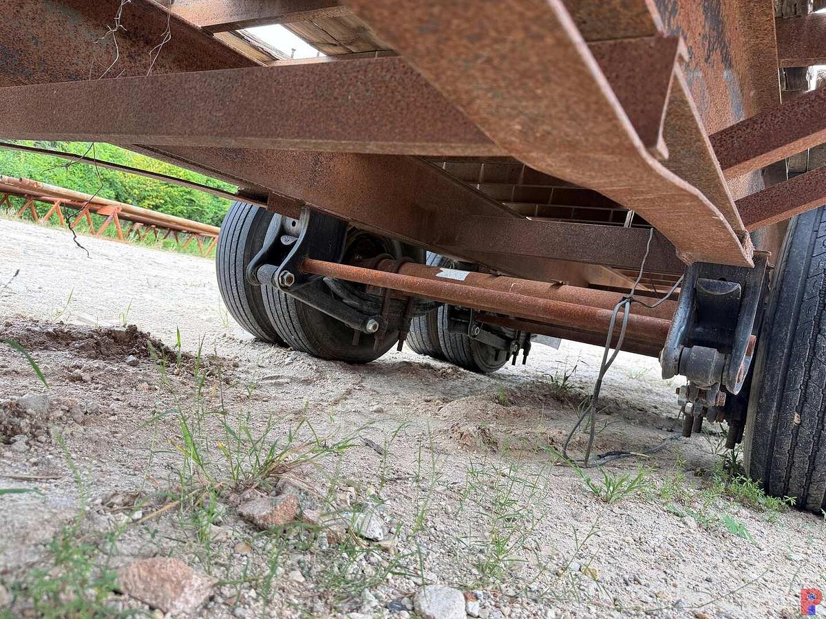 Used 2005 JAMIES WELDING 40’ X 102” T/A DUAL WHL. FLATBED GOOSENECK TRAILER