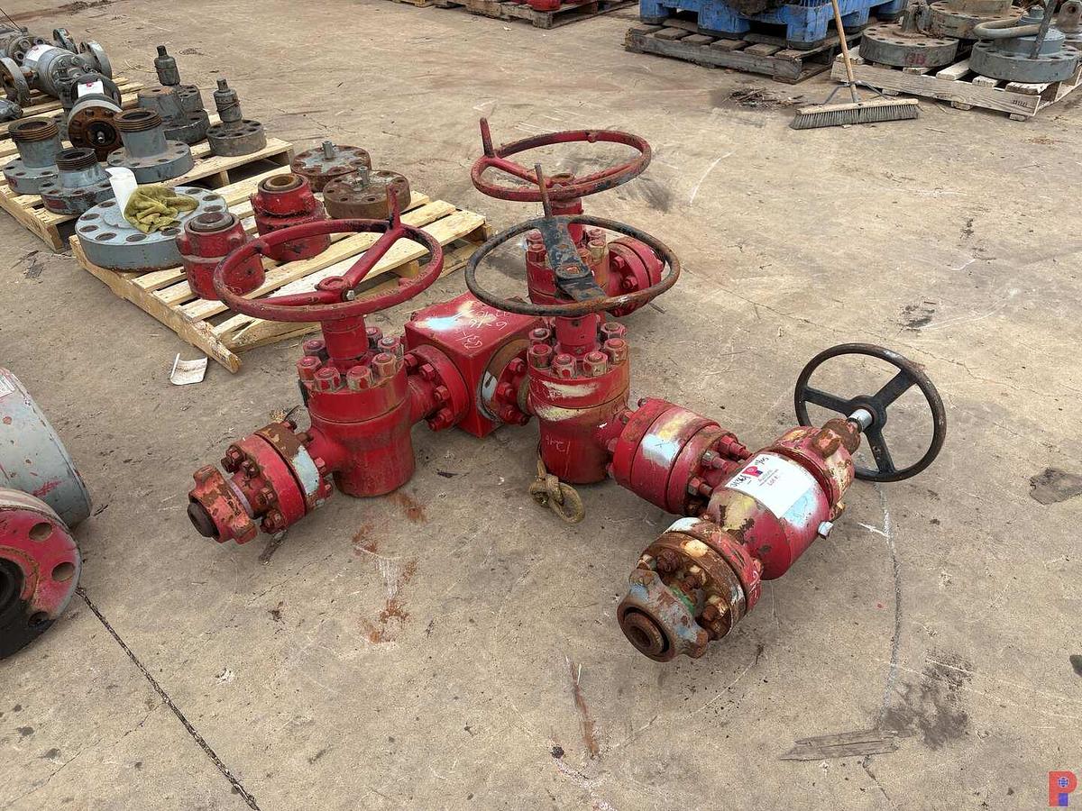 Used 2-1/16” 15K FLUID CROSS W/ (3) 2-1/16” 15K GATE VALVES