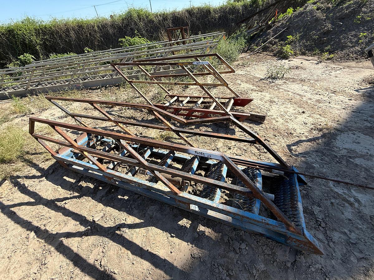 Used (2) 1-10’ & 1-7’ STEEL RIG LADDERS