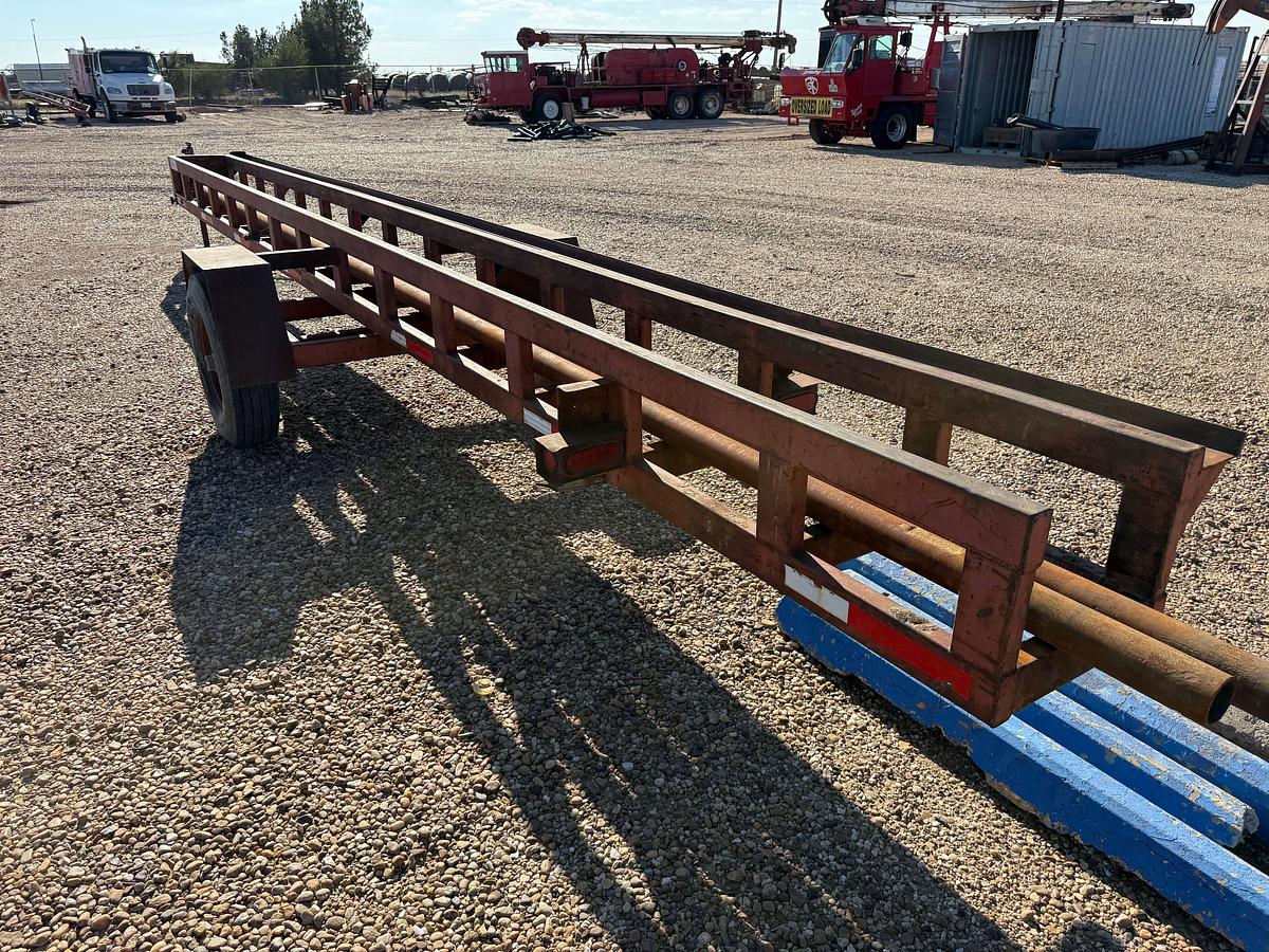 Used SHOP BUILT 30’  S/A BP PIPE TRAILER