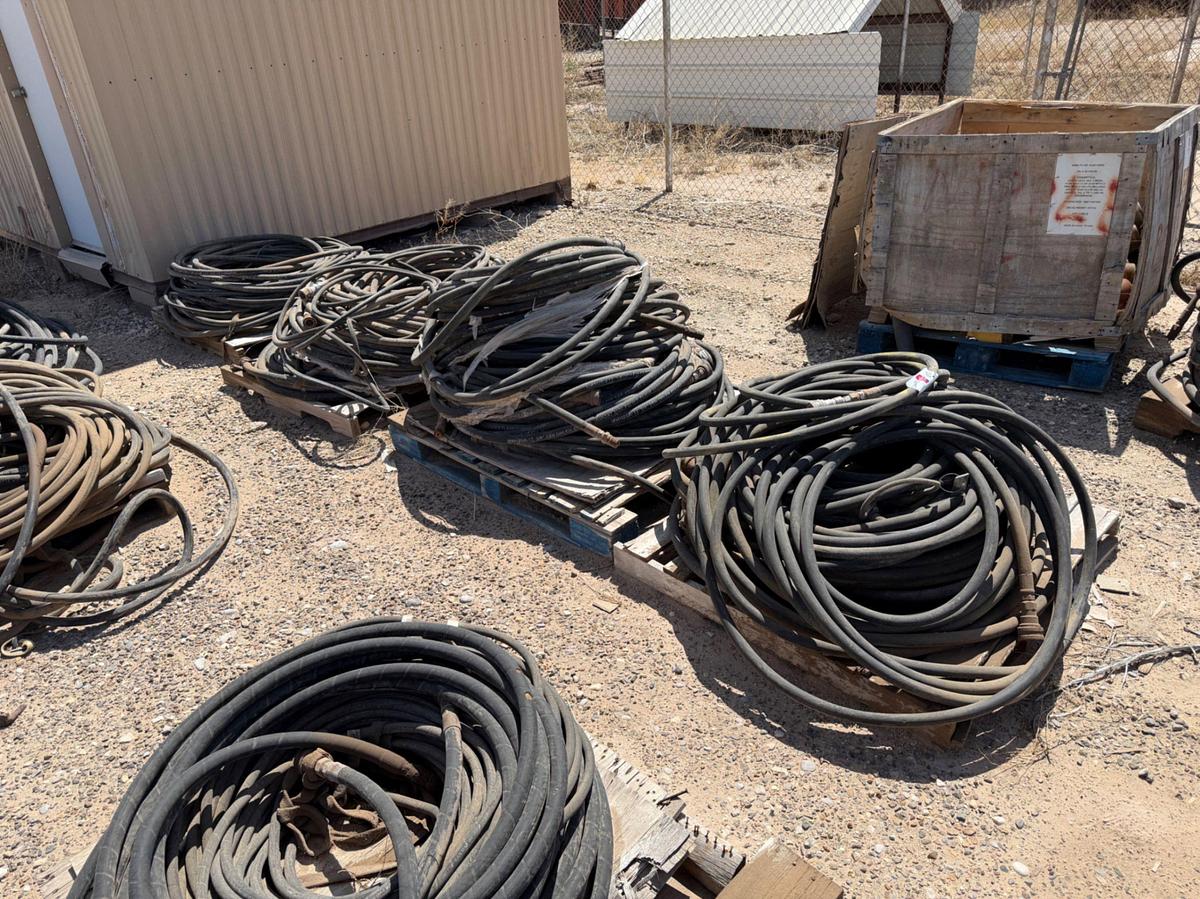 Used (15) pallets of High pressure hoses f/ accumulators / frac valves