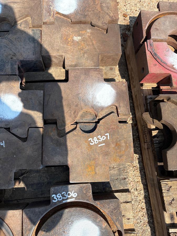 Used Set of (2) 9-1/2”W blind bop rams
