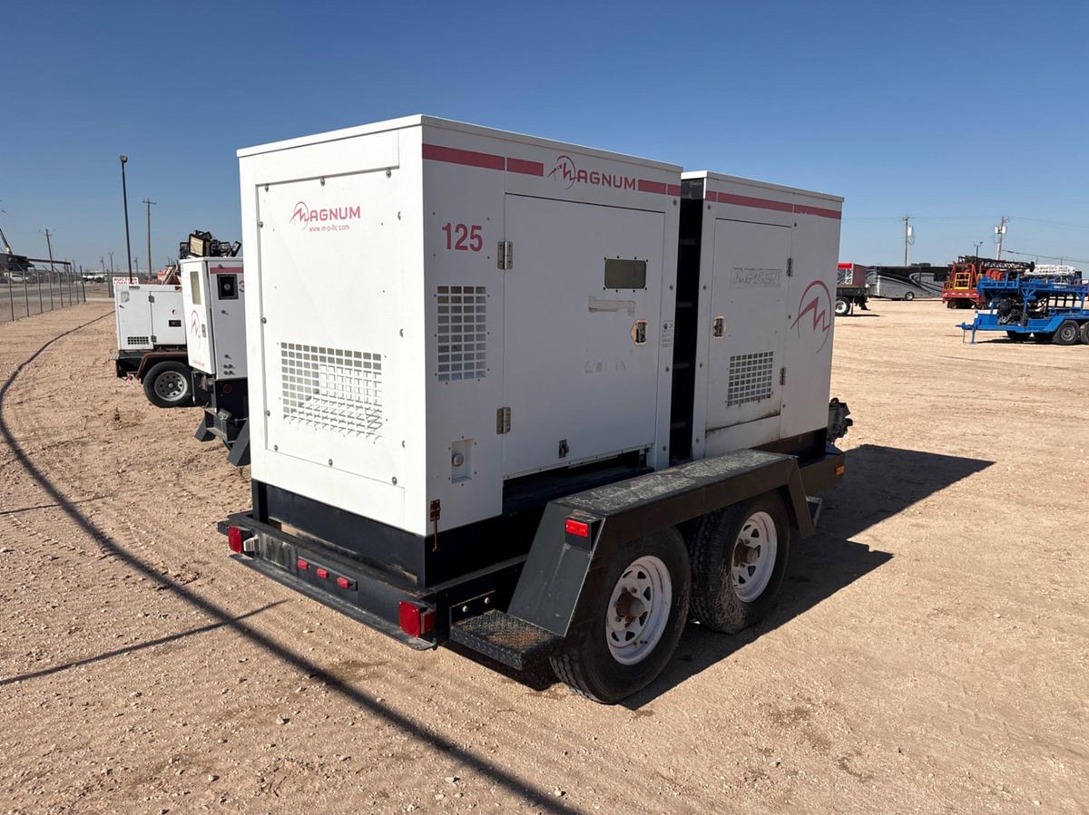 Used 2006 MAGNUM TRAILERS MMG125 T/A BUMPER PULL 90KW GENERATOR