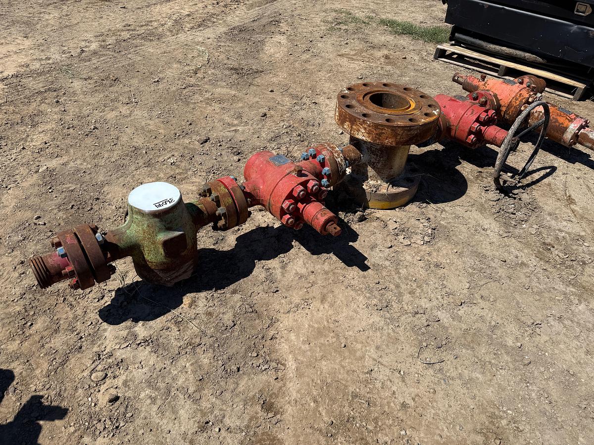 Used 7-1/16” 10M MUD CROSS W/ (4) 2-1/16” 10K WP GATE VALVES