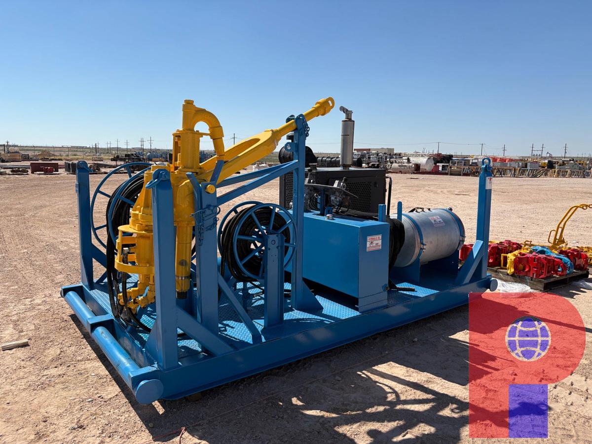 Used BOWEN 2.5 85-TON POWER SWIVEL UNIT, SKIDDED