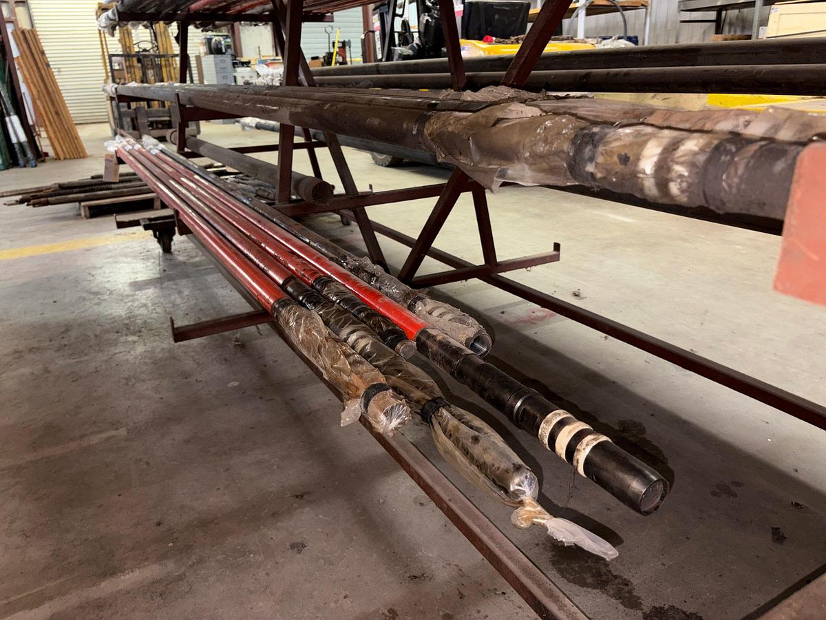 Used 2” x 1-1/2” x 10’ 25WD flexrite, HVR, CS parts 2-stage w/ 4’ pony rod
