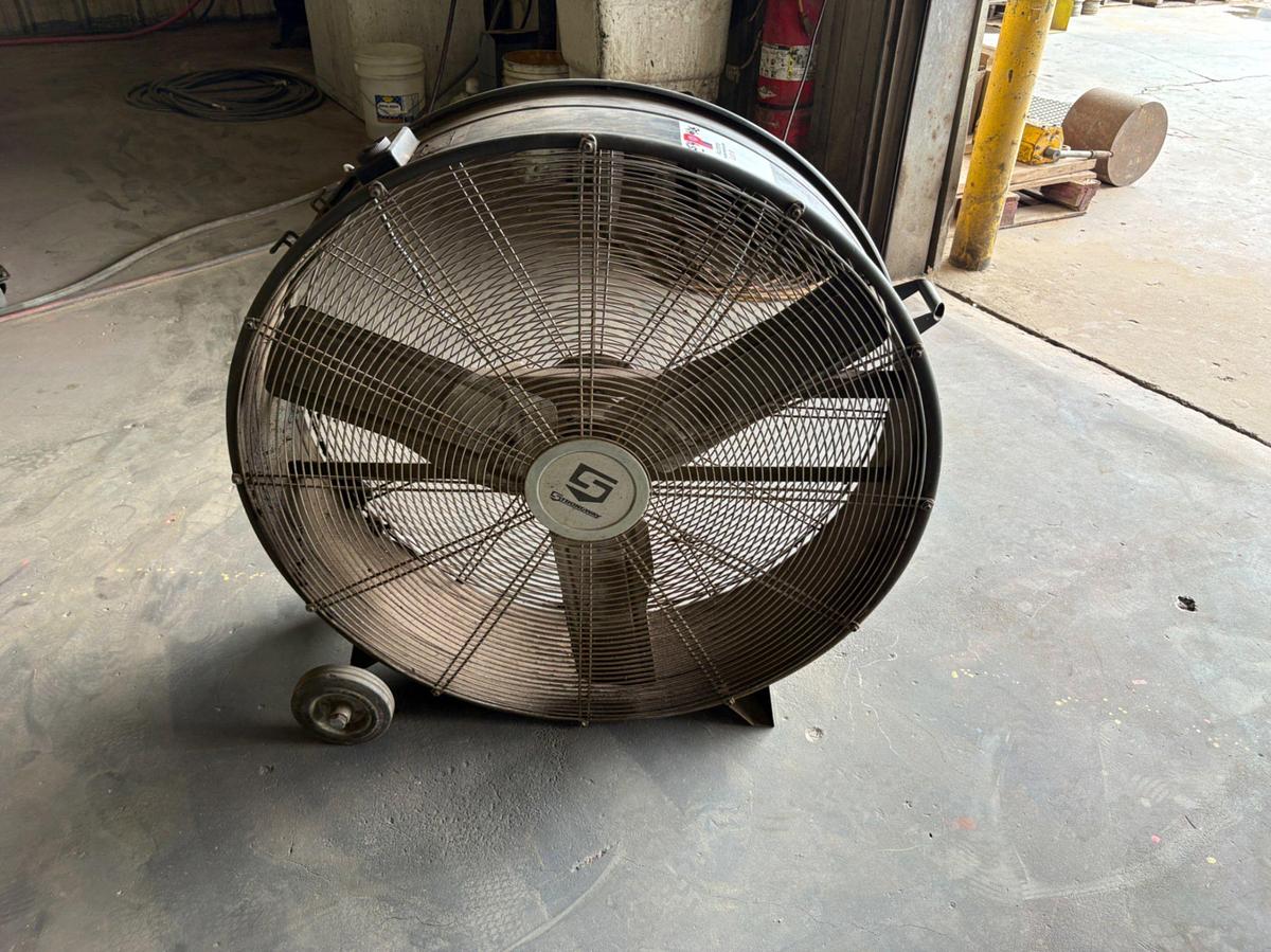 Used 36” portable shop fan