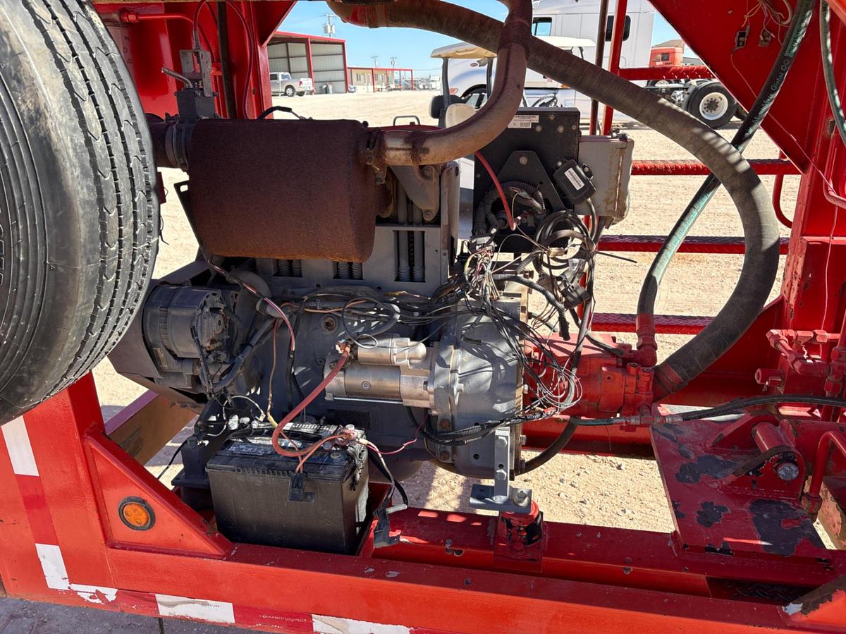 Used 53’ X 90” T/A GOOSENECK HYDRAULIC PIPE HANDLER TRAILER