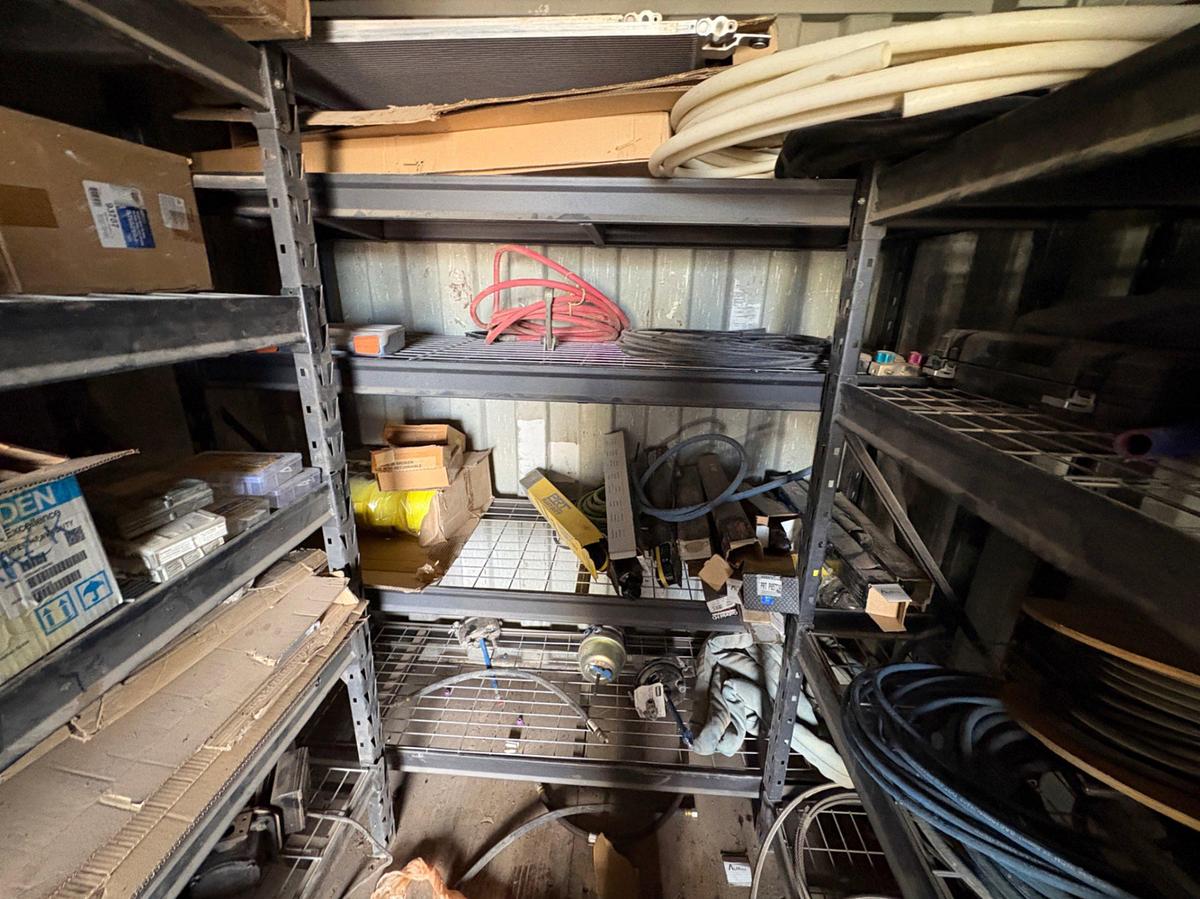 Used Entire contents of parts container